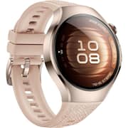 Huawei Watch 5 - 1.5″ AMOLED Display, One‑Tap Multi‑Sensor Wellness Scan Smartwatch, Beige Steel + FreeBuds 6i