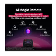 LG 55 inch UHD AI UA85 4K Smart TV AI Magic remote HDR10 webOS25 [55UA85006LA.AFU]