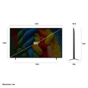 LG 86 inch NanoCell AI NANO80 4K Smart TV AI Magic remote HDR10 webOS25 (2025)