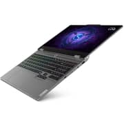 Lenovo LOQ 15IRX9 Gaming (2023) Laptop - 13th Gen / Intel Core i7-13650HX / 15.6inch FHD / 512GB SSD / 24GB RAM / 6GB NVIDIA GeForce RTX 4050 Graphics / Windows 11 /English & Arabic Keyboard / Luna Grey / Middle East Version - [83DV00ULPS]