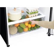 LG Top Mount Refrigerator 509L Glass Black - LTC752SGGM