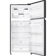LG Top Mount Refrigerator 509L Glass Black - LTC752SGGM