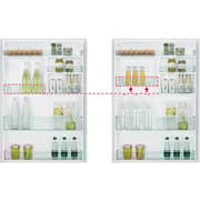 Hitachi Top Mount Refrigerator 600L Brilliant Silver - RV820PUK1K1BSL