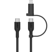 Belkin BoostCharge Pro 2-in-1 USB-C Cable 1.5m Black