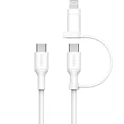Belkin BoostCharge Pro 2-in-1 USB-C Cable 1.5m White