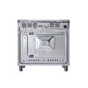 Midea Free Standing 5 Burner Gas Cooker 90cm Black/Silver - MFO-MG36LESS