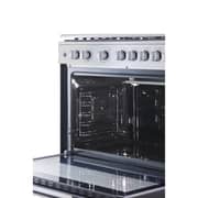 Midea Free Standing 5 Burner Gas Cooker 90cm Black/Silver - MFO-MG36LESS