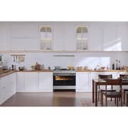 Midea Free Standing 5 Burner Gas Cooker 90cm Black/Silver - MFO-MG36LESS