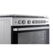 Midea Free Standing 5 Burner Gas Cooker 90cm Black/Silver - MFO-MG36LESS