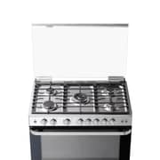 Midea Free Standing 5 Burner Gas Cooker 90cm Black/Silver - MFO-MG36LESS