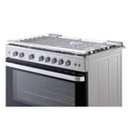 Midea Free Standing 5 Burner Gas Cooker 90cm Black/Silver - MFO-MG36LESS