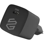 شاحن جداري سمارت جيت بقوة 25 واط ومنفذ USB-C PD واحد لون أسود SGCH-25CGANB