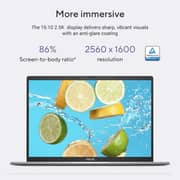 Asus Vivobook S14 (2025) Laptop - Snapdragon X- X126-100 / 14inch WQXGA / 1TB SSD / 16GB RAM / Shared Qualcomm Adreno GPU / Windows 11 Home / English & Arabic Keyboard / Matte Gray / Middle East Version - [S14 S3407QA-KP014W]