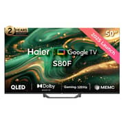 Haier 50 Inch 4K QLED Smart Google TV - H50S80FUX