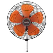 Castle Wall Fan, 18 Inch, Metal, 5 Blade, 3 Speed, FAW 1018 - Orange