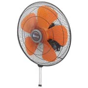 Castle Wall Fan, 18 Inch, Metal, 5 Blade, 3 Speed, FAW 1018 - Orange