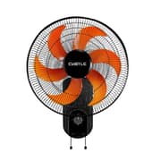 Castle Wall Fan, 18 Inch, 6 Blade, 3 Speed, FAW 1918 - Black