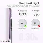 Choetech Magnetic Wireless Charger 1.5m Black - T697-F