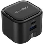 Choetech Dual Port A & C GaN Wall Charger Black - PD3065