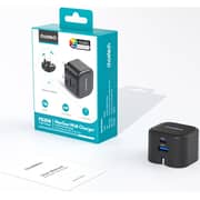 Choetech Dual Port A & C GaN Wall Charger Black - PD3065