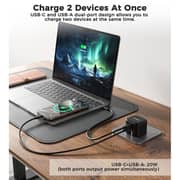 Choetech Dual Port A & C GaN Wall Charger Black - PD3065