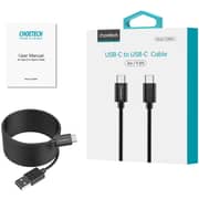 Choetech Type C to Type C PVC Cable 3m Black - CC0004