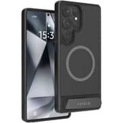 Levelo Matteo Grip Case Black Samsung Galaxy S25 Ultra - LVL-MATTEO-25UBK