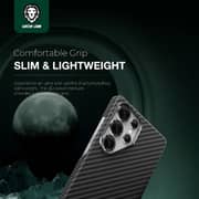 Green Lion Kevlar Armor Case Black Samsung Galaxy S25 Ultra - GNKEARS25UBK