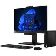 Lenovo ThinkCentre M70q Gen 4 (2023) Tower - 13th Gen / Intel Core i7-13700T / 512GB SSD / 8GB RAM / Shared Intel UHD Graphics 770 / Windows 11 Pro / English & Arabic Keyboard / Black / Middle East Version - [12E30030GR]