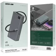 Green Lion Power Bank 20000mAh Grey - GNRET35W20GY