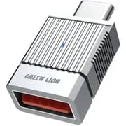 Green Lion 2-in-1 OTG Adapter Grey - GN2N1OTCTAGY