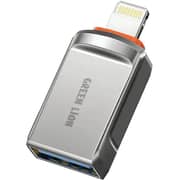Green Lion OTG Adapter Grey - GNOTGALTAGY