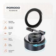 Porodo MagSafe Car Holder Black - PD-HSM10-BK