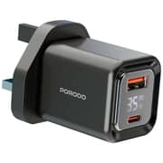 Porodo GaN Charger Black - PD-FWCH058-C-BK