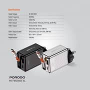 Porodo GaN Charger 75cm Black - PD-FWCH054-BK