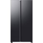 Samsung Side By Side Refrigerator 418L Black - RS70F65QDFKW