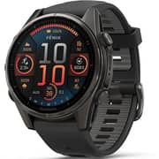 Garmin Fenix 8 Smartwatch Sapphire/Carbon Grey With Black/Pebble Grey Band - 010-02903-21