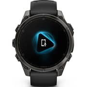 Garmin Fenix 8 Smartwatch Sapphire/Carbon Grey With Black/Pebble Grey Band - 010-02904-21