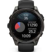 Garmin Fenix 8 Smartwatch Sapphire/Carbon Grey With Black/Pebble Grey Band - 010-02904-21