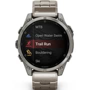 Garmin Fenix 8 Smartwatch Sapphire/Titanium With Vented Titanium Band - 010-02904-40