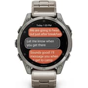 Garmin Fenix 8 Smartwatch Sapphire/Titanium With Vented Titanium Band - 010-02904-40