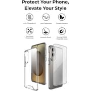 Glassology Clear Case + Screen Protector for Samsung Galaxy S25 Edge - 360° Shatterproof Bundle with Premium Tempered Glass