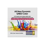 تلفزيون إل جي QNED82 الذكي بتقنية QNED ودقة 4K يدعم الذكاء الاصطناعي بنظام webOS25 مقاس 65 بوصة مزوّد بجهاز تحكم ماجيك HDR10 (موديل 2025)
