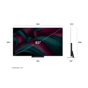 LG 83 Inch OLED evo AI C5 4K 144Hz Smart TV with AI Magic Remote Dolby webOS25 - OLED83C56LA 2025