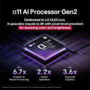 تلفزيون إل جي إيفو G5 الذكي بتقنية OLED ودقة 4K بتردد 165 هرتز يدعم الذكاء الاصطناعي بنظام webOS25 مقاس 77 بوصة مزوّد بجهاز تحكم ماجيك مع دعم دولبي (موديل 2025) OLED77G56LA 