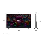 LG 65 inch LG UHD AI UA85 4K Smart TV AI Magic Remote Ready HDR10 webOS25 2025