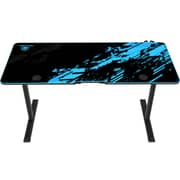 GamerTek Elevate X Gaming Desk Blue/Black - 71475