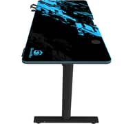GamerTek Elevate X Gaming Desk Blue/Black - 71475