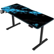GamerTek Elevate X Gaming Desk Blue/Black - 71475