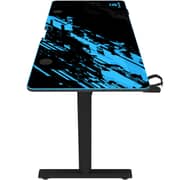 GamerTek Elevate X Gaming Desk Blue/Black - 71475